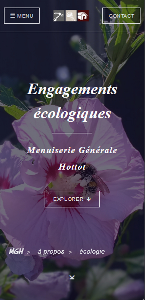 Photo en-tête de la page écologie du site menuiserie-hottot.fr