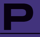 Logo proust-com.fr noir souligné sur fond violet