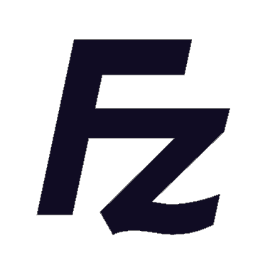 Logo noir Filezilla